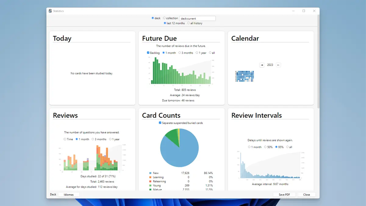 Anki_Statistics (Optimized)