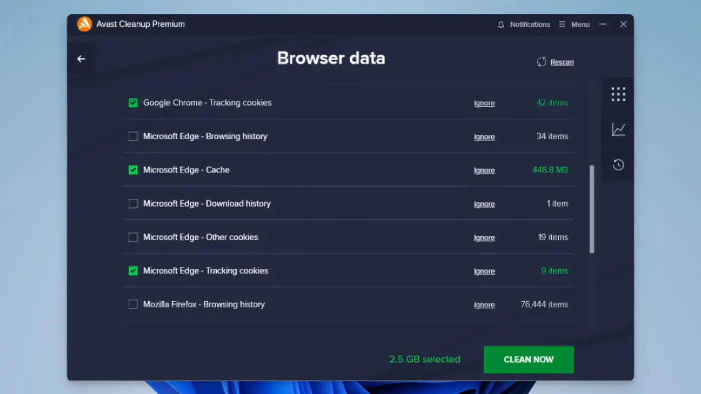 Avast Secure Browser 5 Avast Secure Browser - Privacy Cleaner - 05