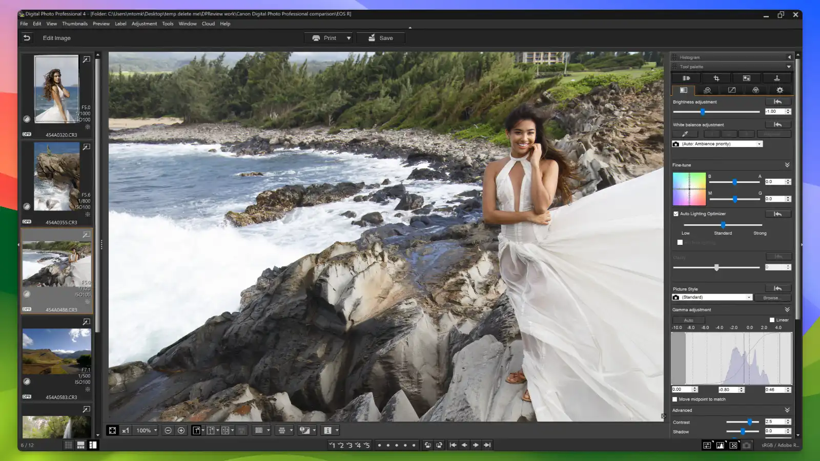 Canon Digital Photo Professional - Editing RAW files_01