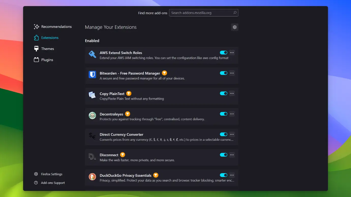 Firefox 2 Firefox - Extensive extension support - 02