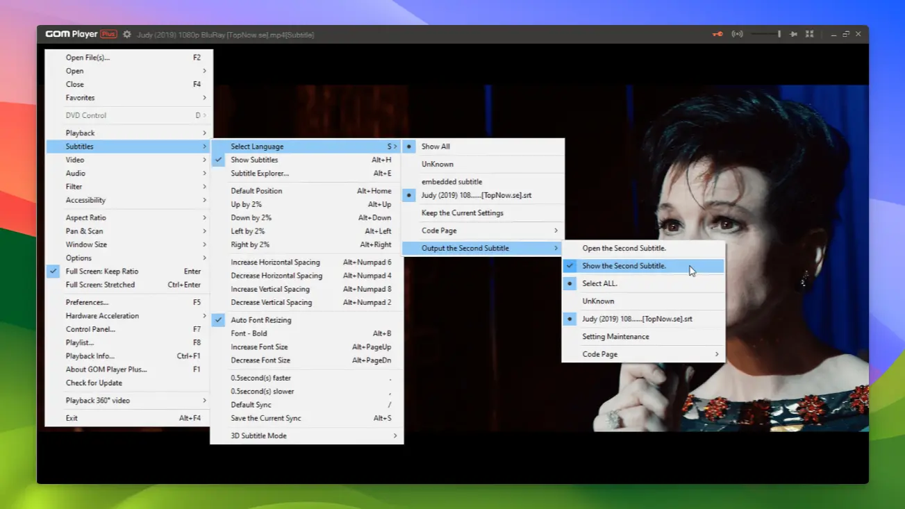GOM Player 5 GOM Player - Convenient subtitle search and synchronization - 04