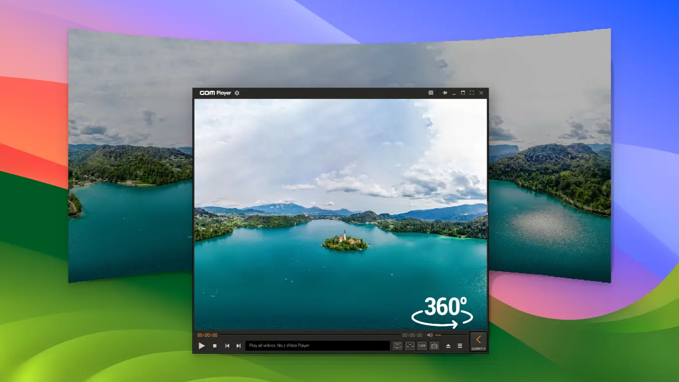 GOM Player 3 GOM Player - Support for 360-degree VR video - 02