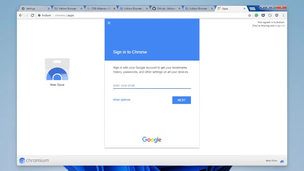 Iridium Browser 1 Iridium Browser - 01