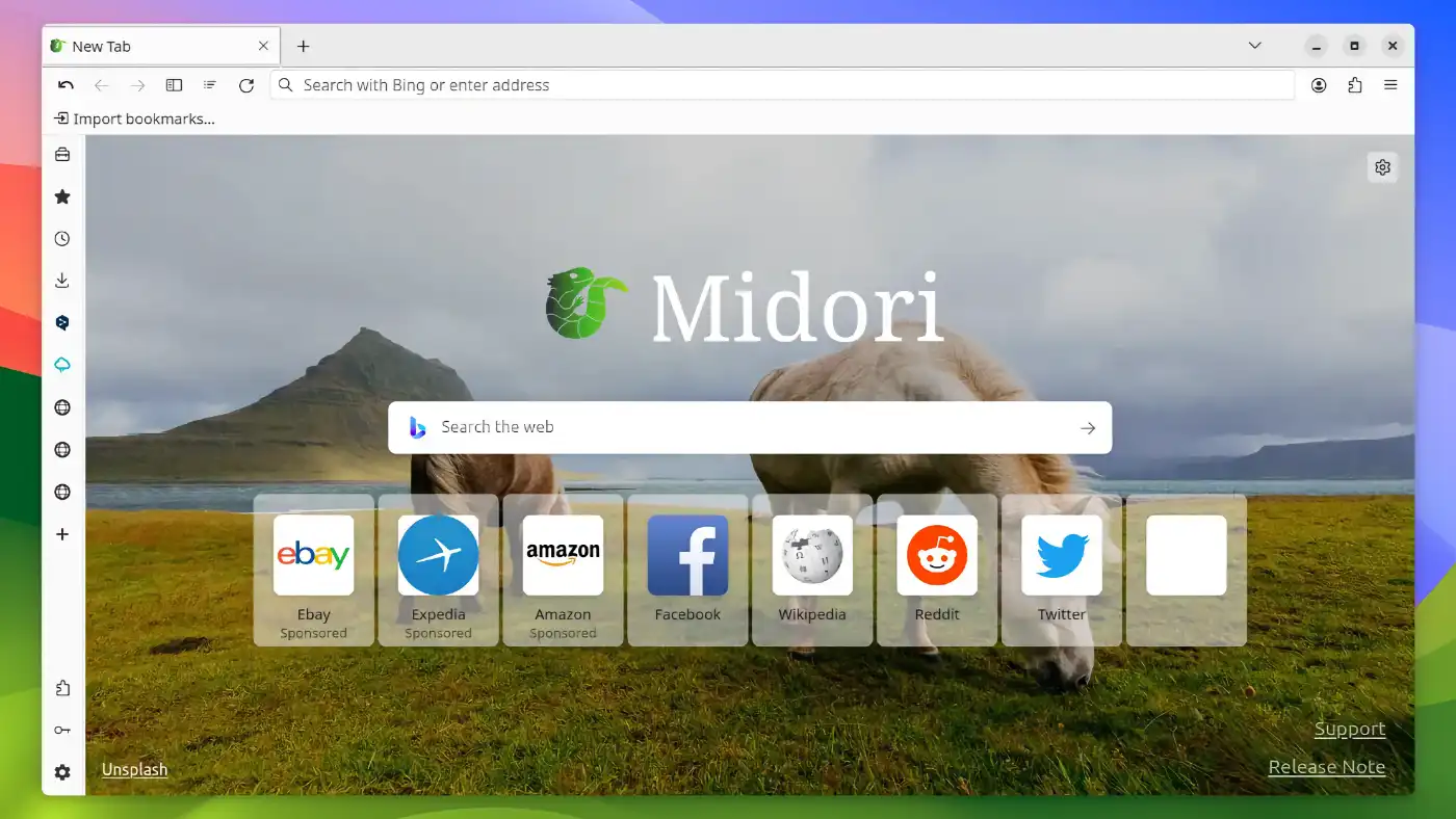 Midori 2 Midori browser - Lightweight design - 02