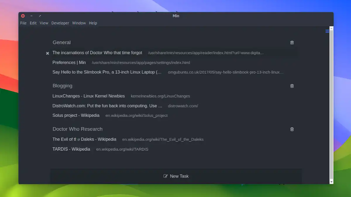 Min Browser - Electron-based - 03