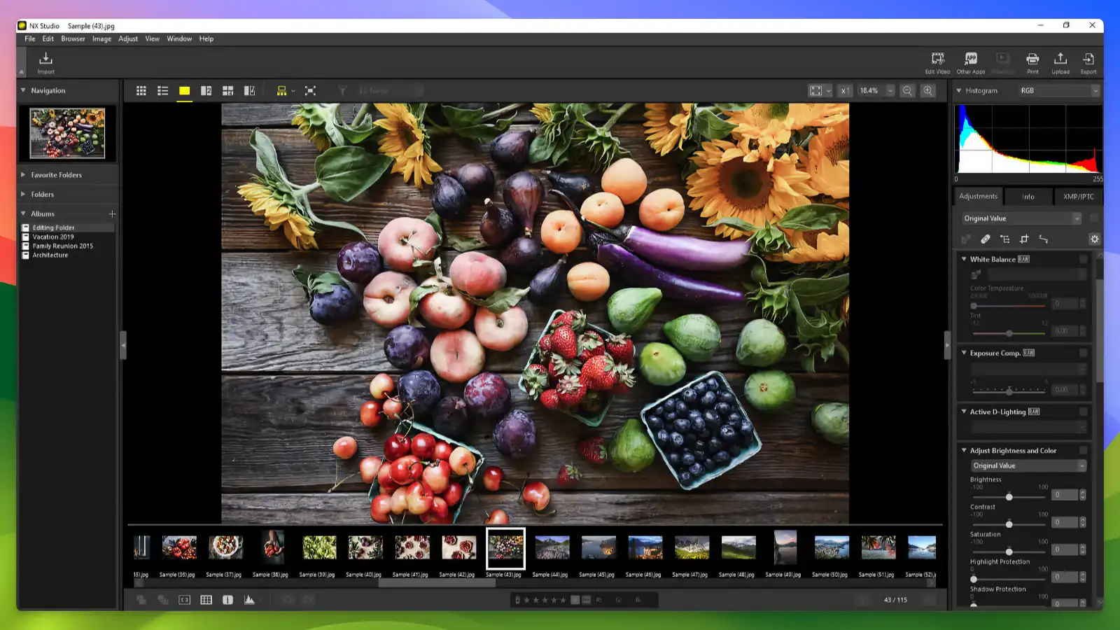 Nikon NX Studio - Editing RAW files_01