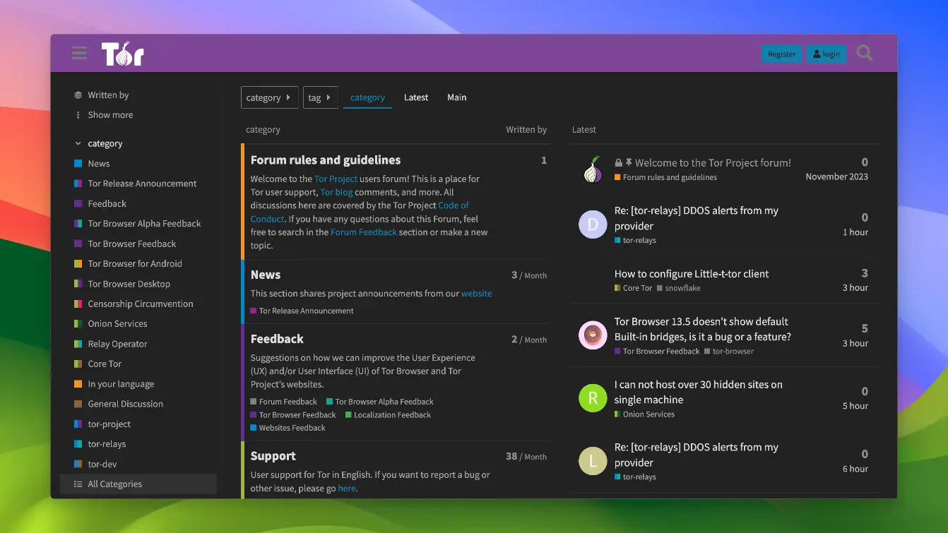 Tor browser - Community support - 05